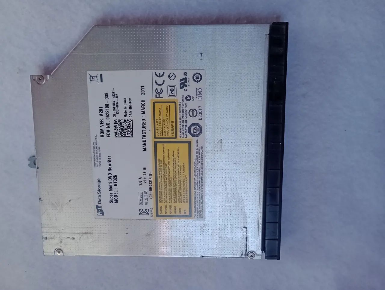 Drive de DVD/CD-RWr notebook Dell Inspiron p07g