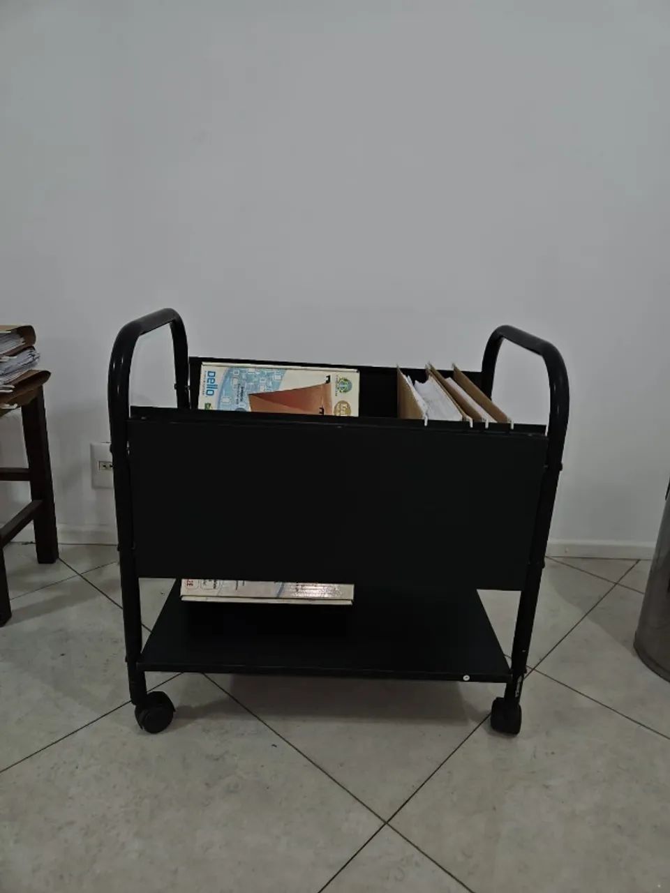 Carrinho Organizador para Pastas Suspensas - Foto 2