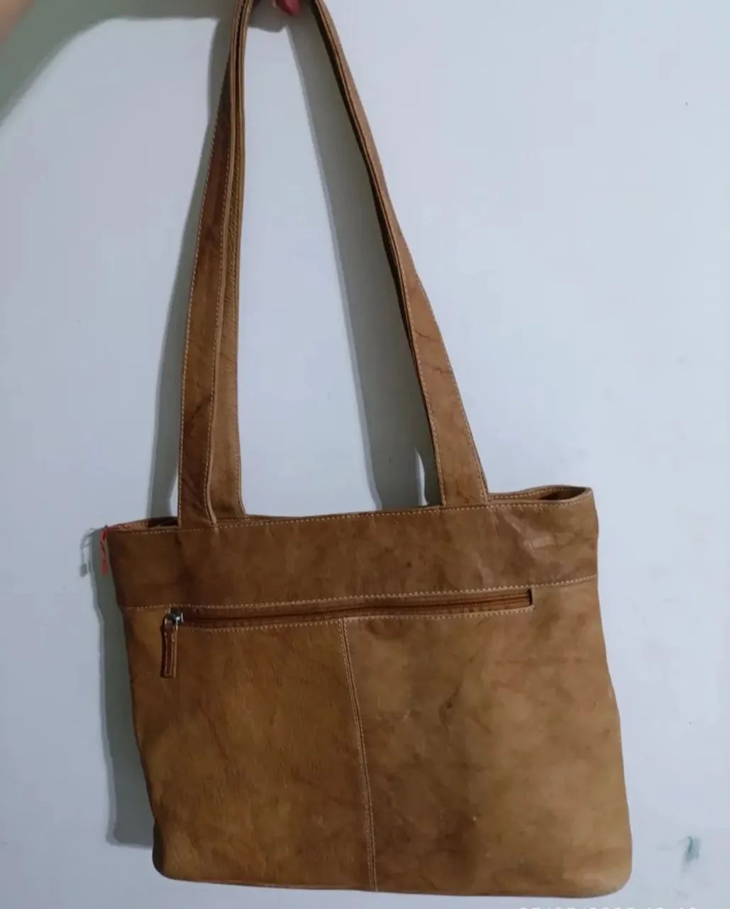 Bolsa de Ombro em Couro Marrom - Elegância e Praticidade - Foto 6