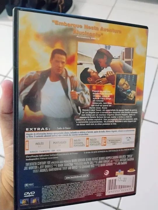 DVD Velocidade Máxima - Keanu Reeves (aceito olxpay) - Foto 2