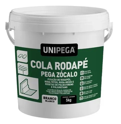 Cola para rodapé 5Kg unipega