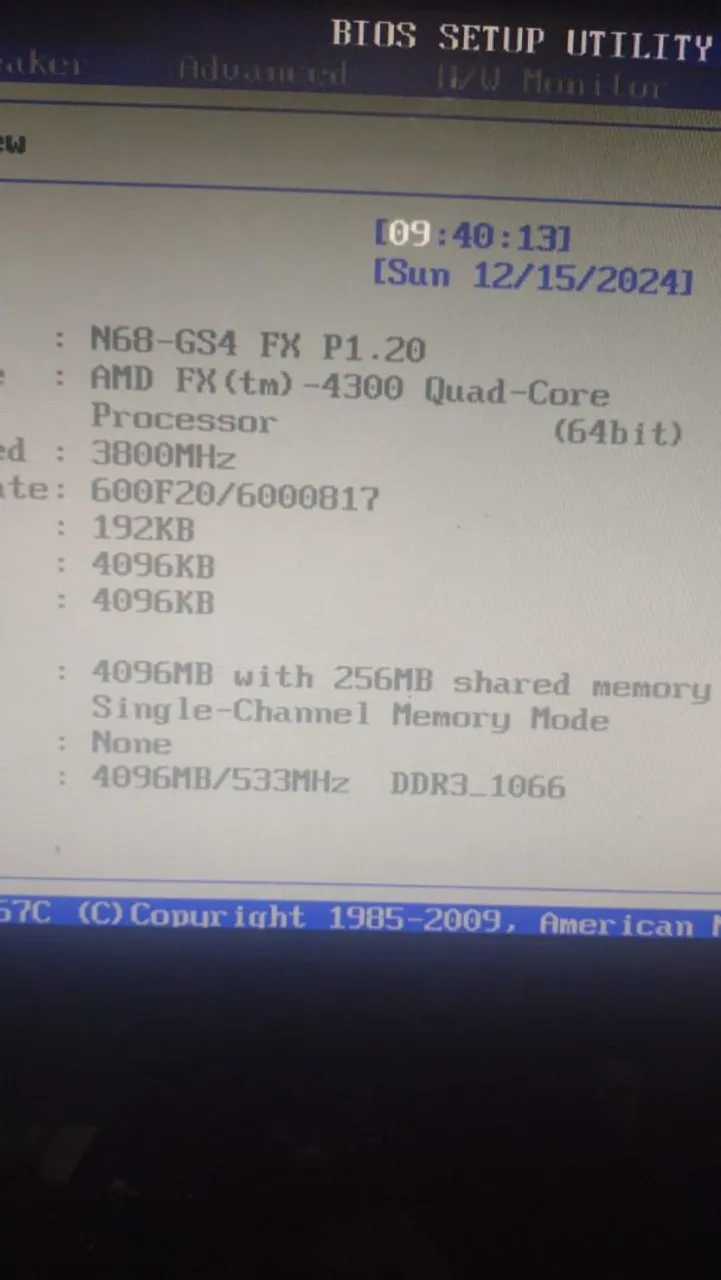 Placa mãe AMD FX-4300 Quad-Core