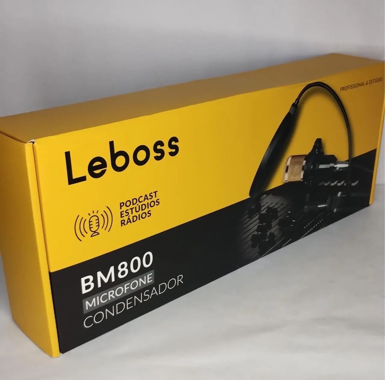 Microfone condensador leboss BM800 - entrega grátis 