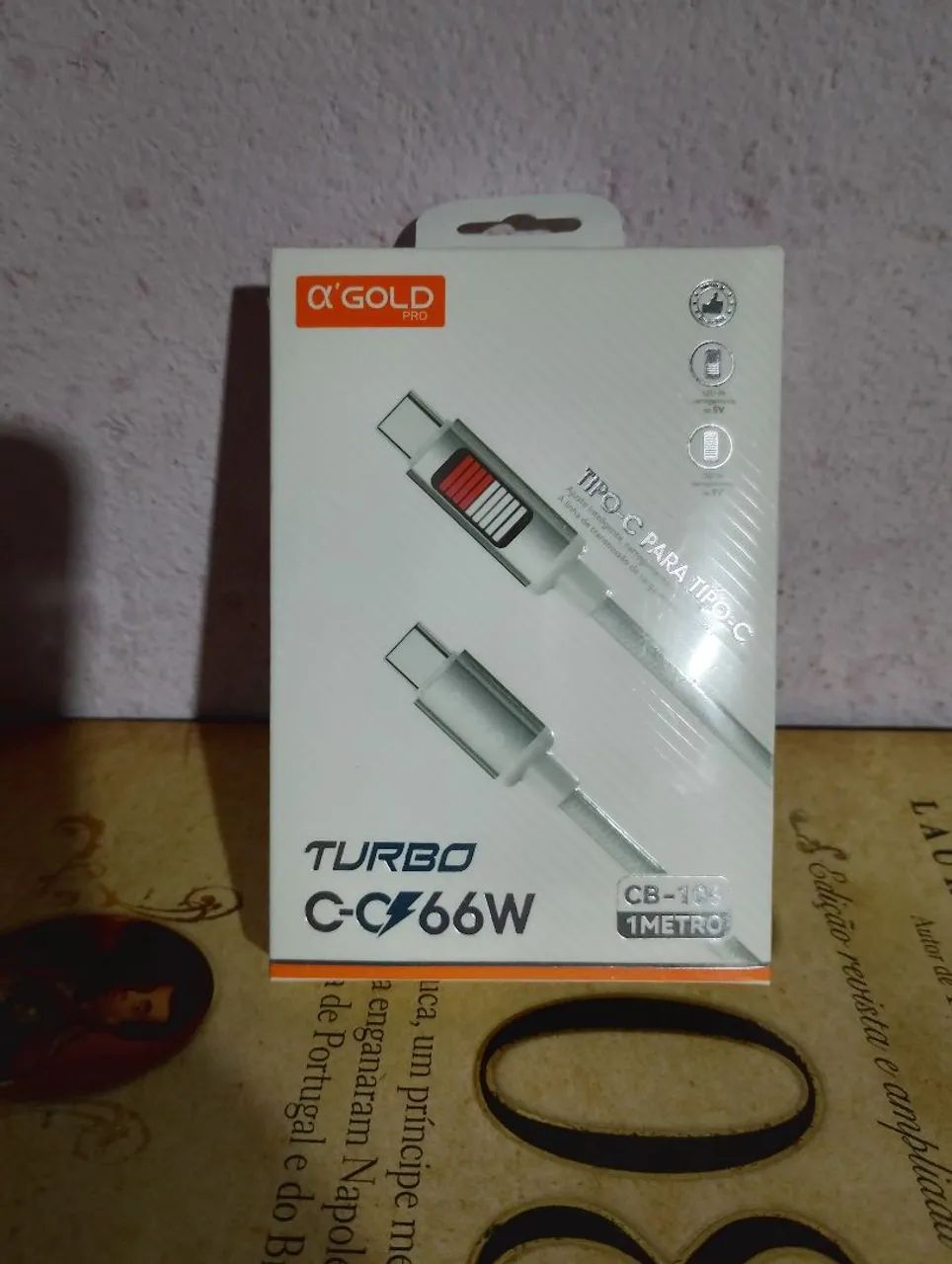 Cabo Tipo-C para Tipo-C Turbo 66w