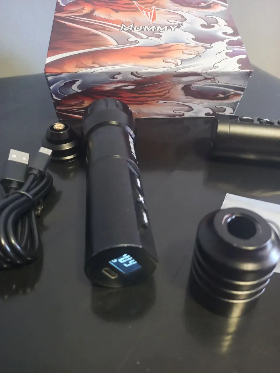 MÁQUINA PEN TATTOO -  MUMMY B2 COM DUAS BATERIAS. - Foto 4