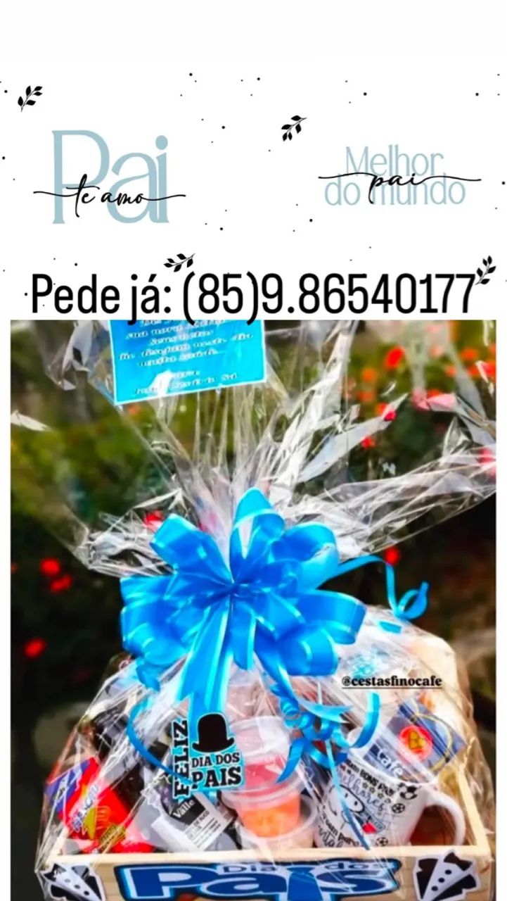 Cestas Finas para o Dia dos Pais personalizadas ou do time dompaizao