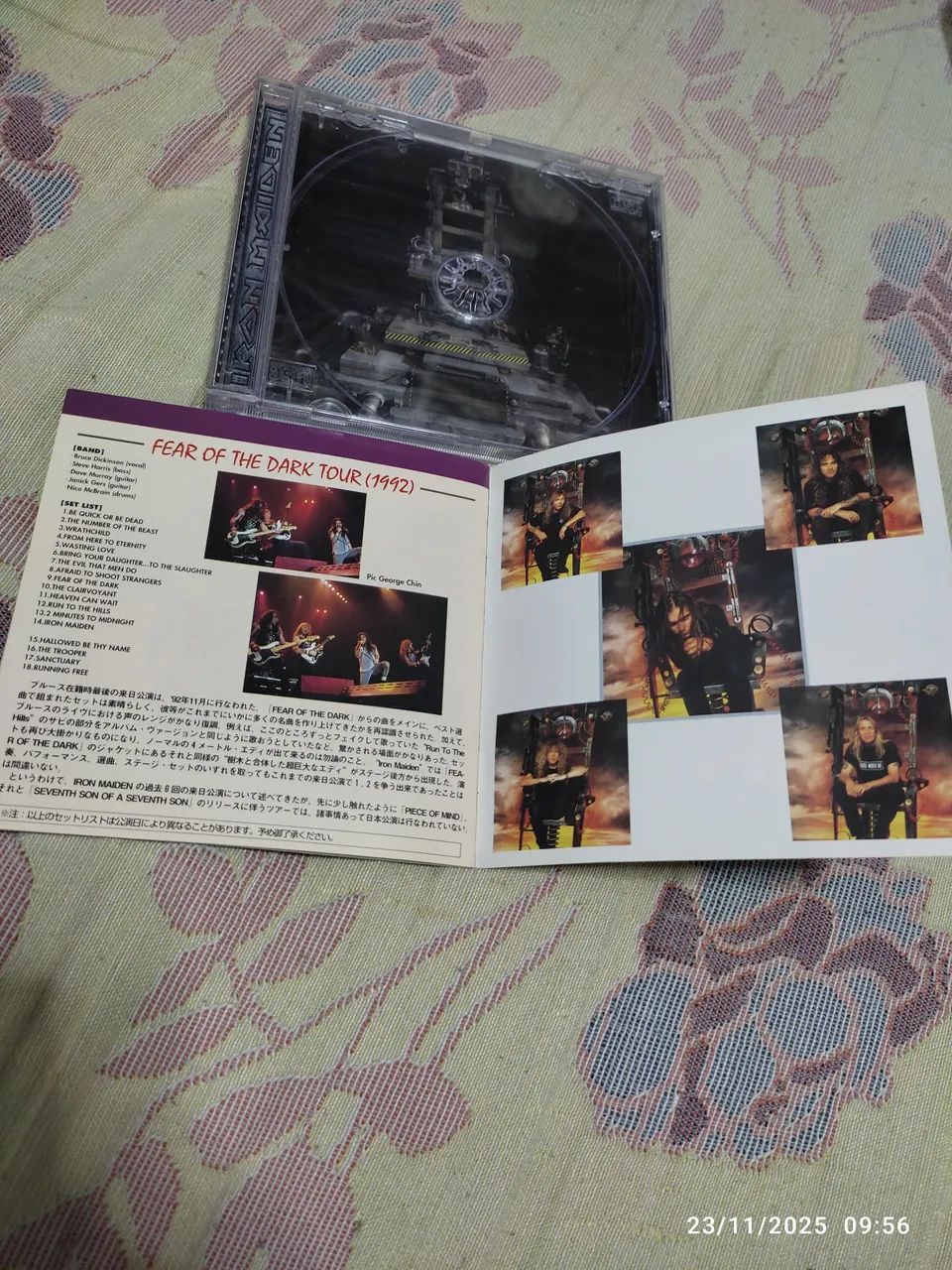 Iron Maiden - Encarte de cd Japonês  - Foto 3