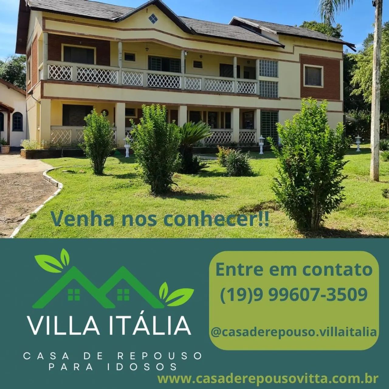 Casa de Repouso Villa Itália - Paraíso para Idosos