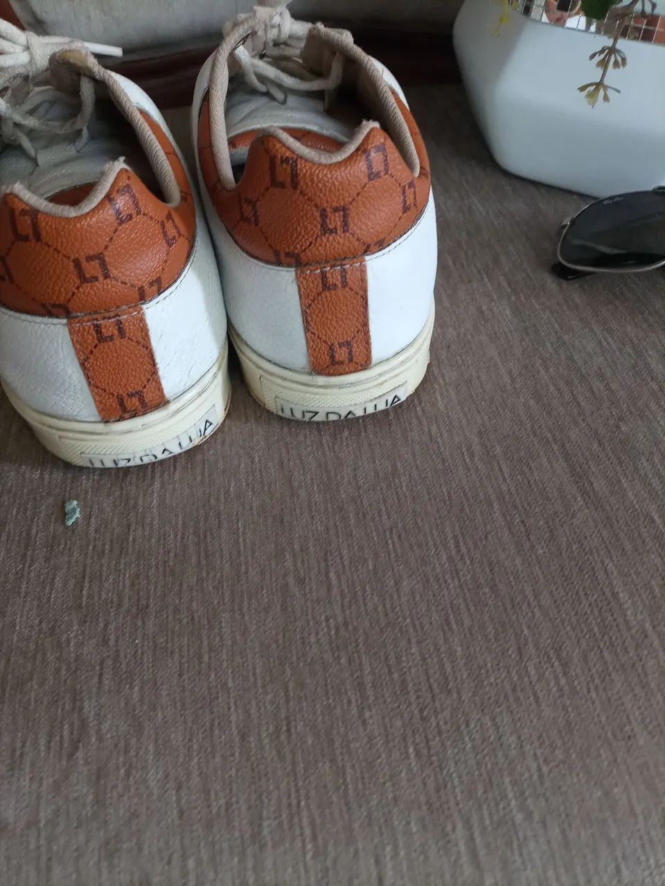 Tênis luz da lua branco número 37 - Foto 4