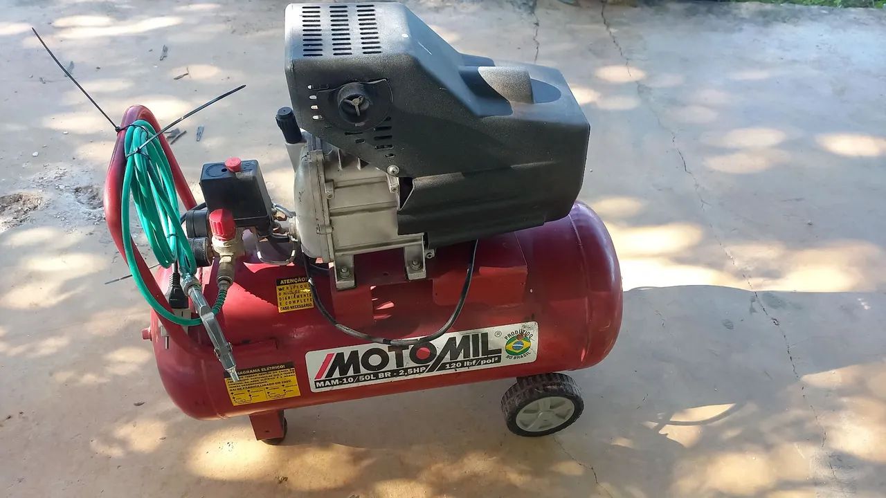 Compressor de ar MotoMil 10/50L 2,5HP Bivolt - Foto 5