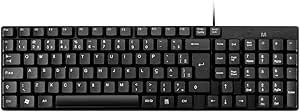 Teclado Usb Com Fio Preto