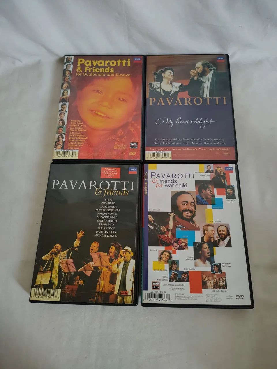 Dvds The Pavarotti & Friends Collection 1992-2000 4 Dvds - Foto 4