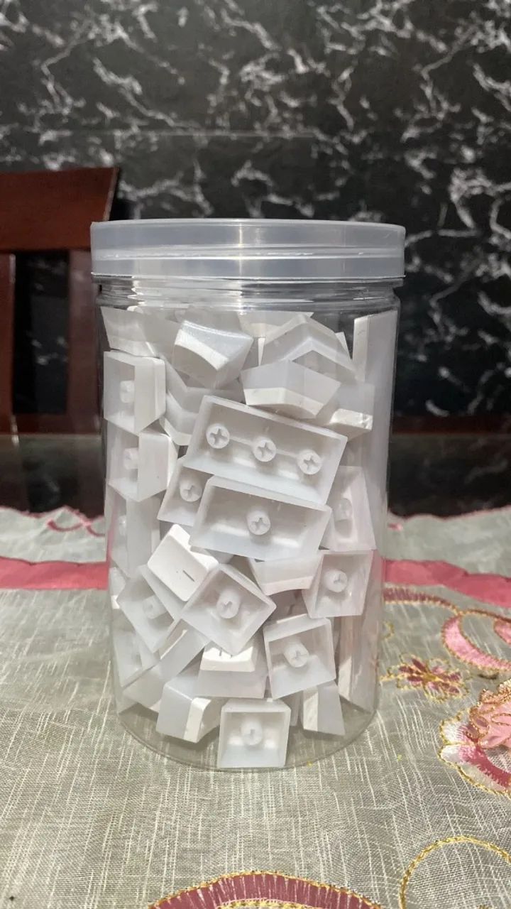 Teclas Pudim Padrão OEM Branca