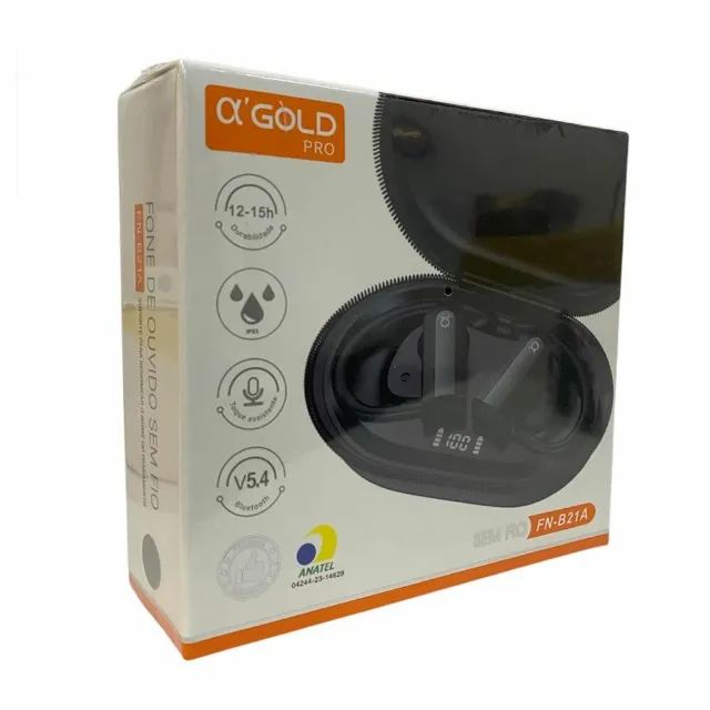 Fone De Ouvido Bluetooth Ideal para Esportes fnb21 Gold Loja Coimbra Computadores Entrega - Foto 4