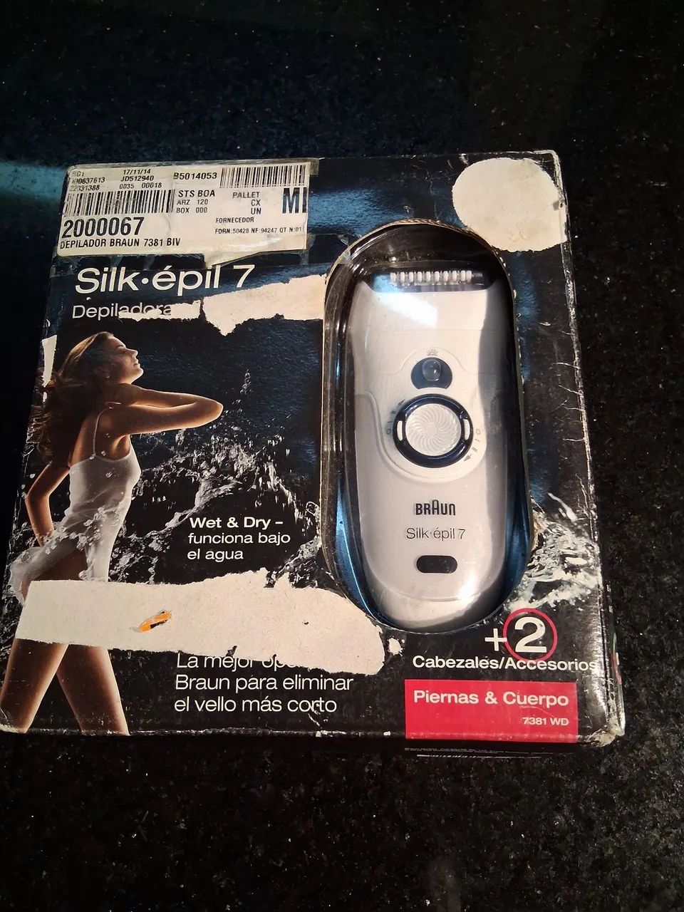 Depilado Braun 7381 bivolt  (novo)