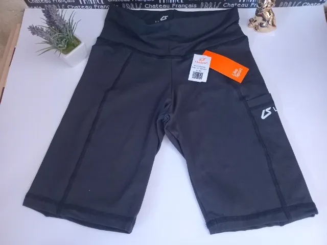 Short Feminino Academia Preto - Tamanho M 