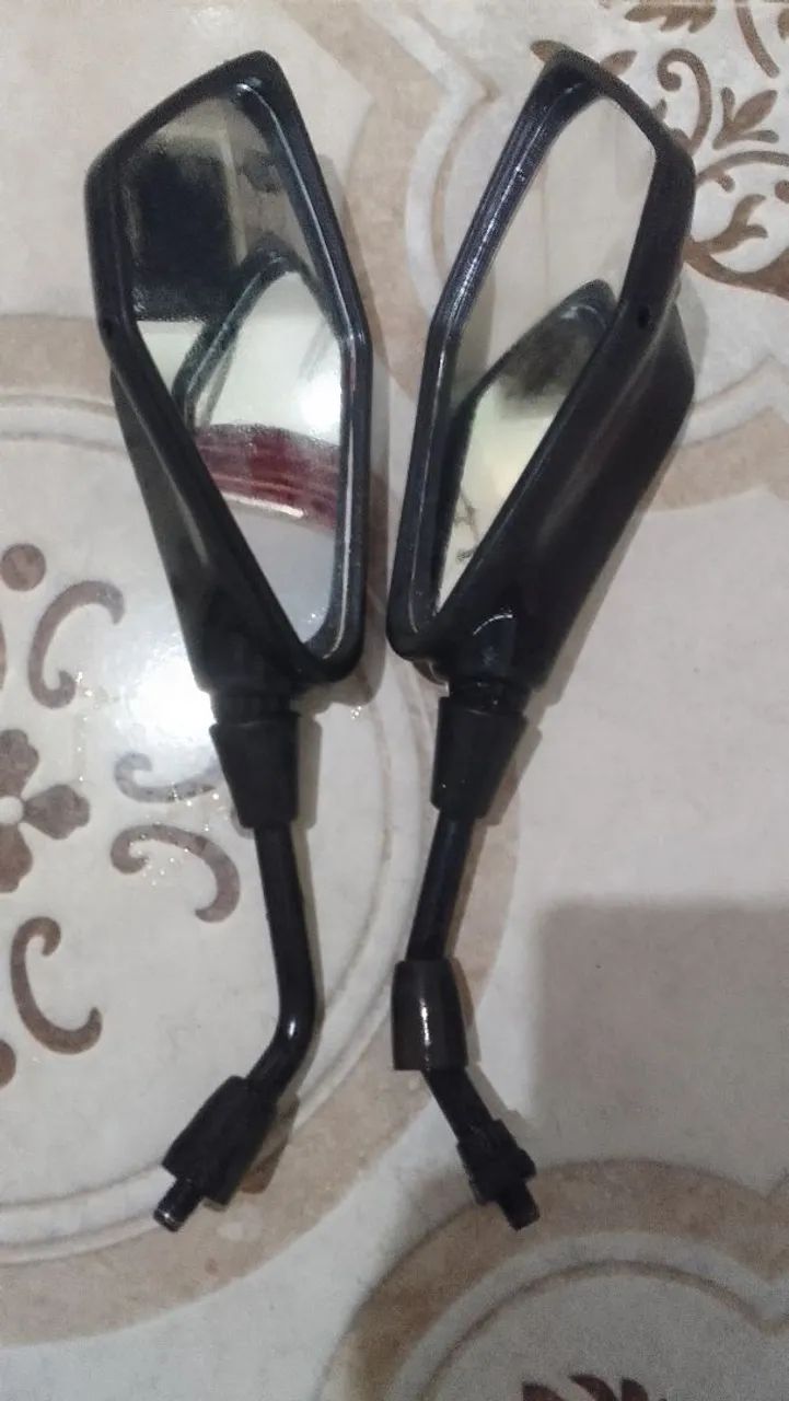 Espelhos Retrovisores Moto - Par - esportivo fan e titan 160