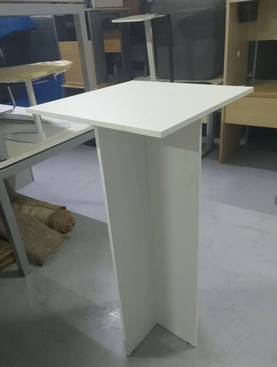 Mesa Bistrô quadrada branca  - Foto 2