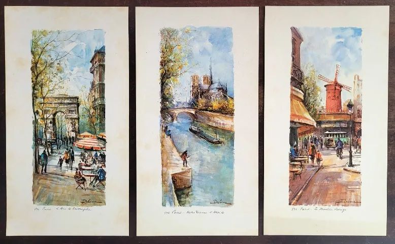 Litogravuras de Paris 