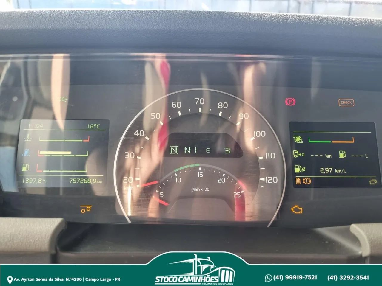 Volvo FH 500 Globetrotter, 6x2T, ano 2018, cambio automático, impecavel - Foto 13