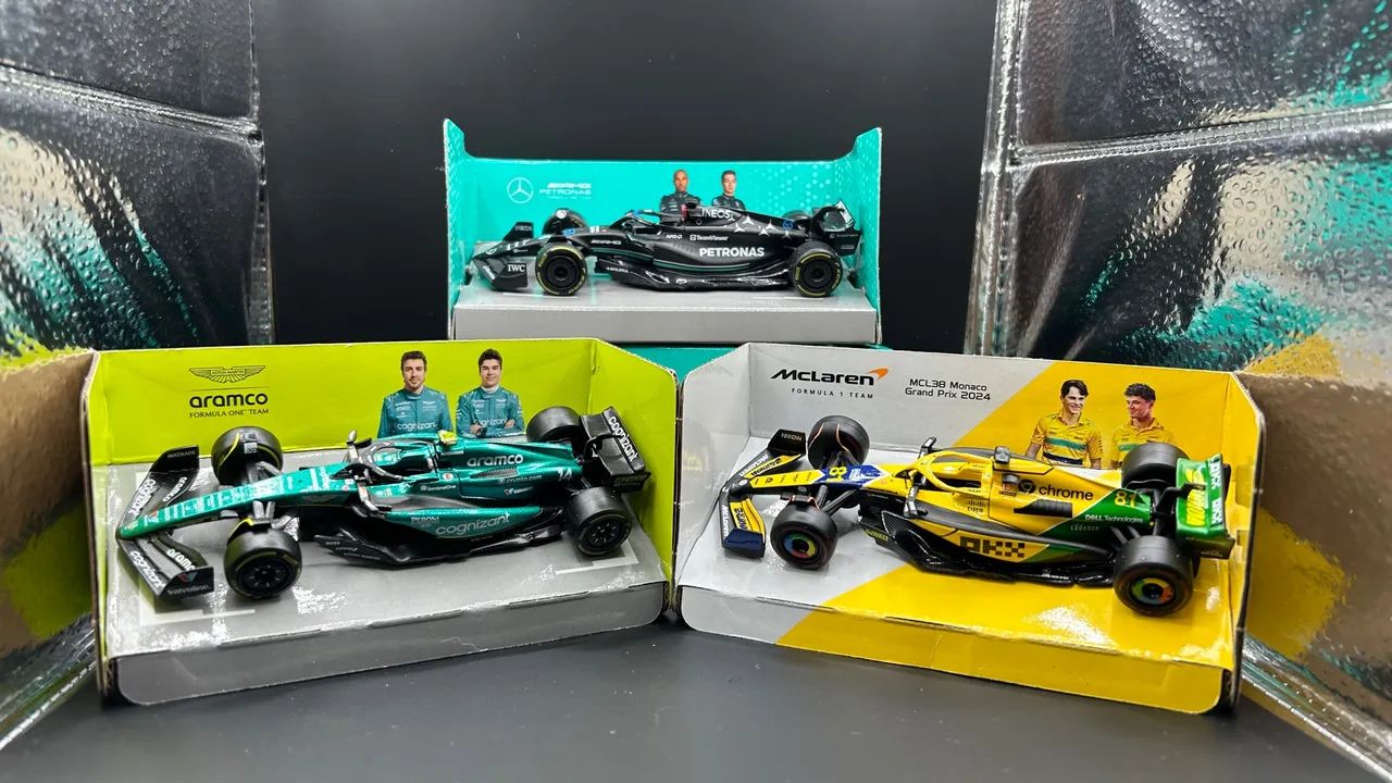 Kit 3 Miniaturas de Fórmula 1 - Coleção Bburago - Foto 2