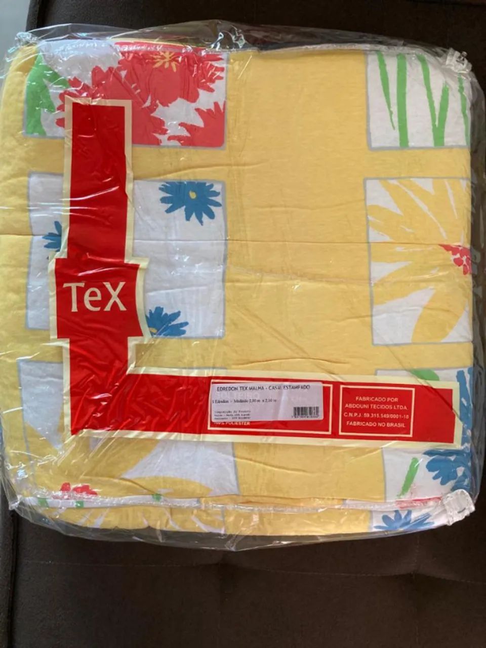 Edredom de casal estampado | Tex - 100% algodão