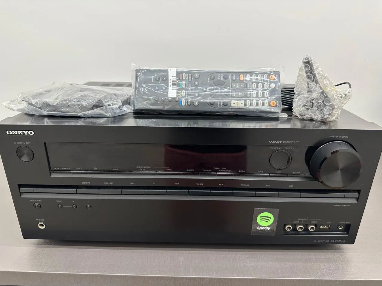 Receiver Home Theater Onkyo TX-NR626 7.2 Canais com Zona 2 Integrada. 