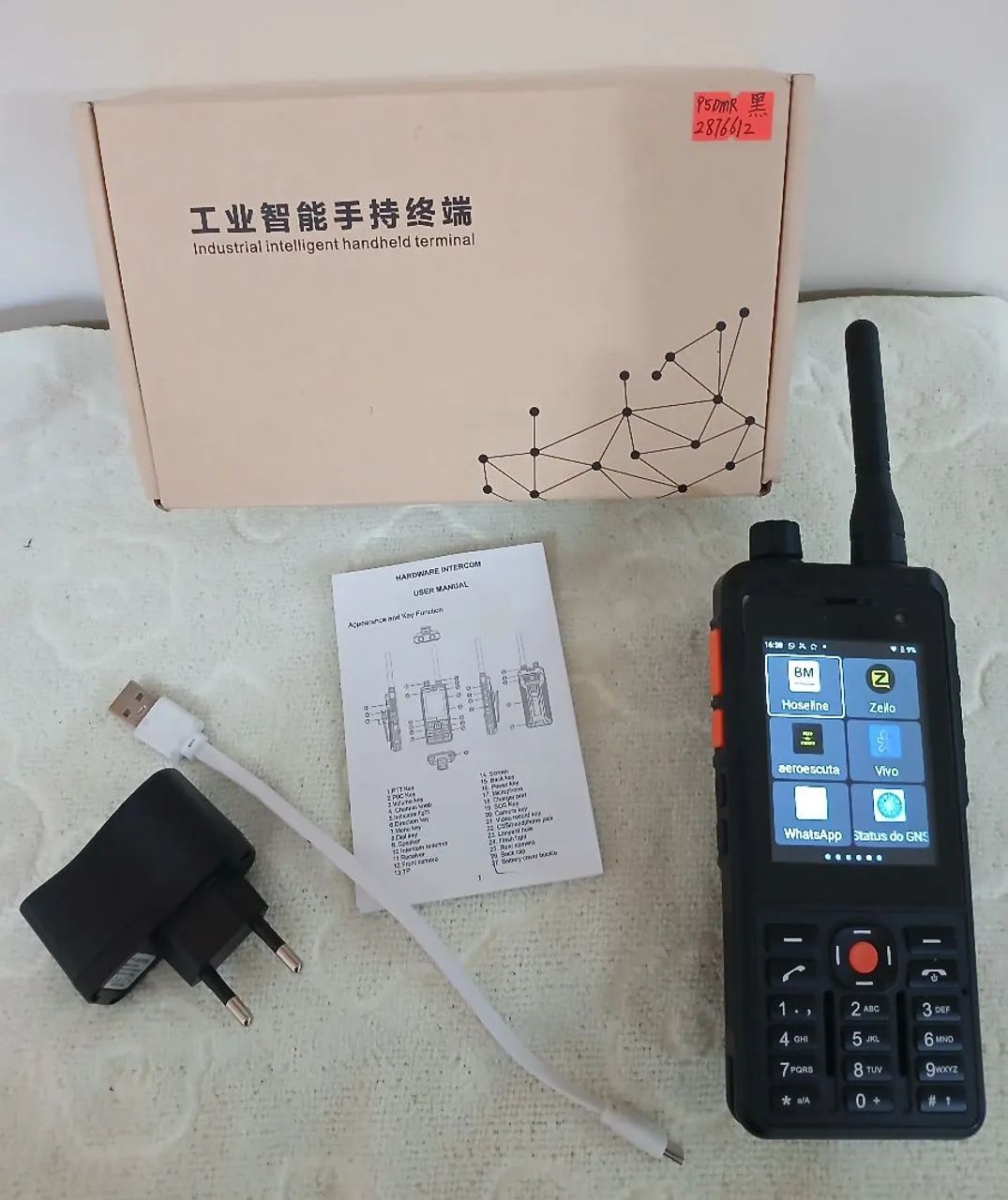 Celular/Radio HT 4G/UHF Digital DMR Uniwa P5 faço permurata c/ HF yaesu icom delta eudgert