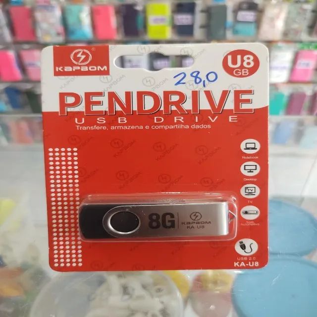 Pen drive com 8 Gigas  - Foto 2