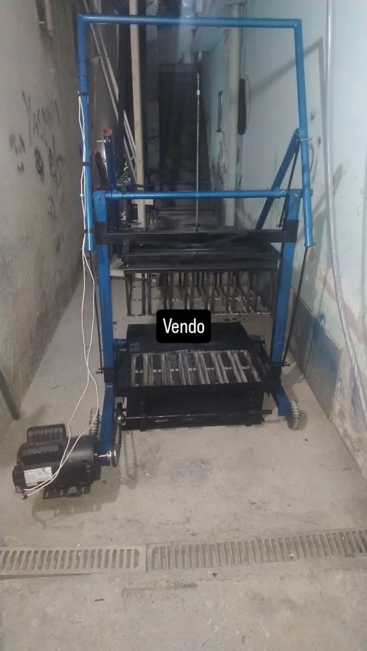  Fábrica se Máquina de fazer blocos de concreto - Foto 5