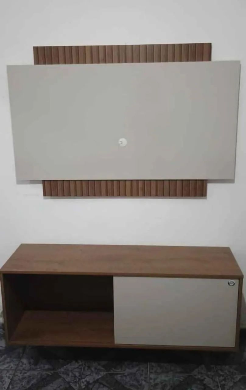 Rack com painel Málaga 