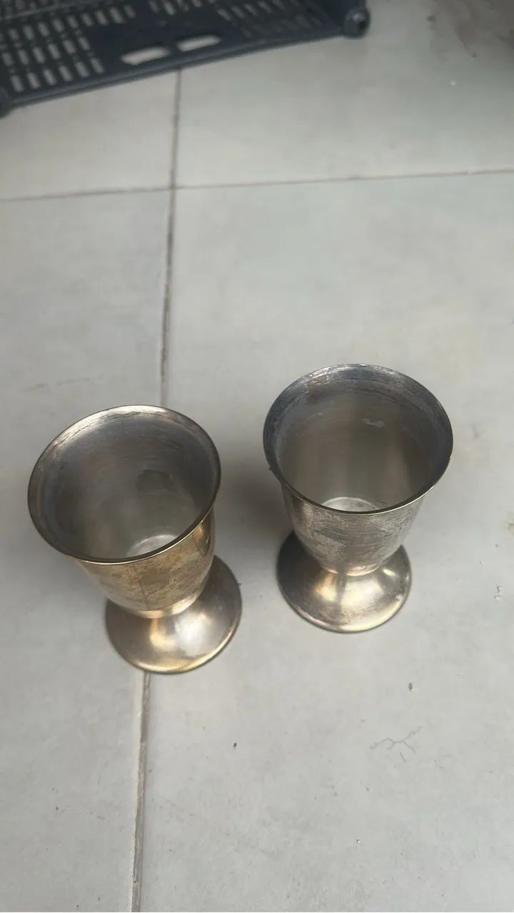 Cálice De Metal Antigo  - Foto 2