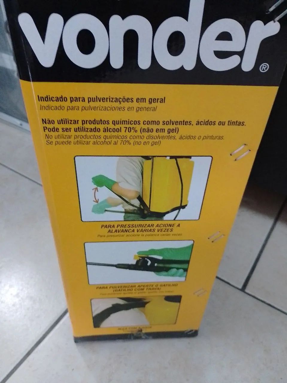 Pulverizador Costal Agrícola Vonder 20 Litros - Foto 2