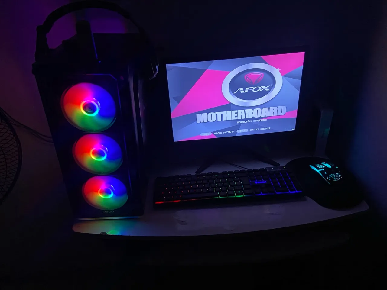 PC Gamer com RGB - AFOX Motherboard