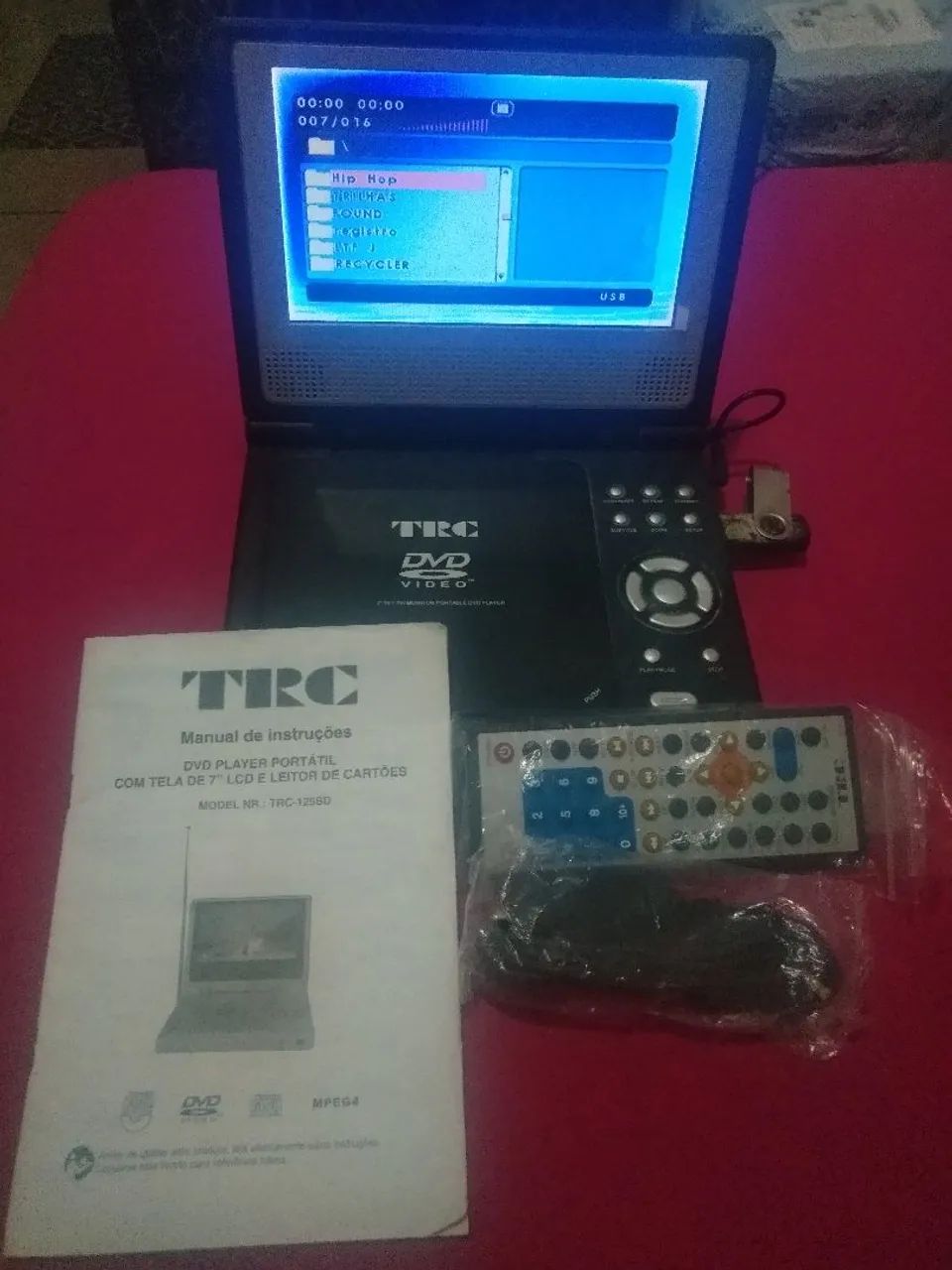 DVD portátil sete polegadas com tv analógica. - Foto 3