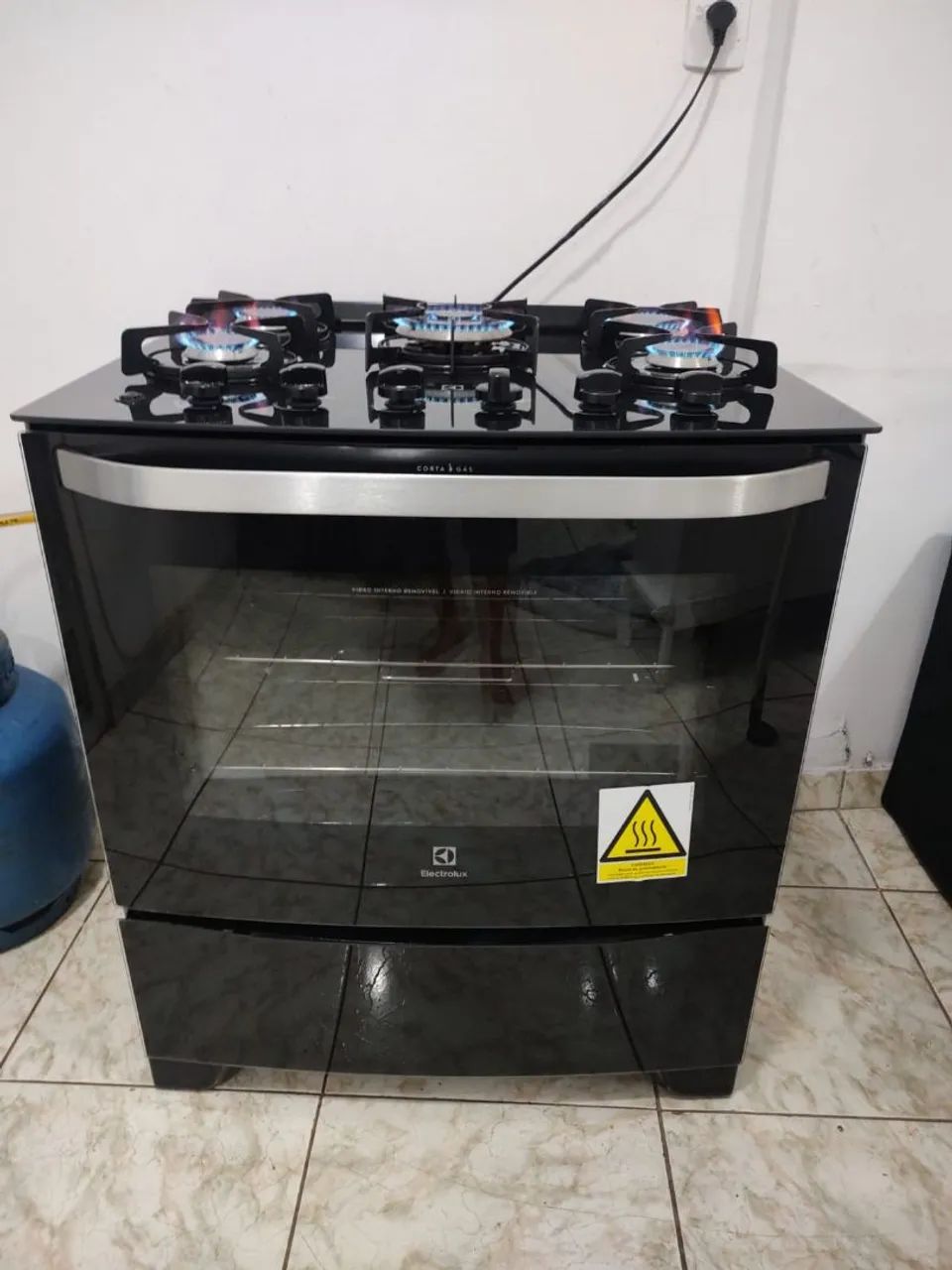 Fogão Electrolux glass 