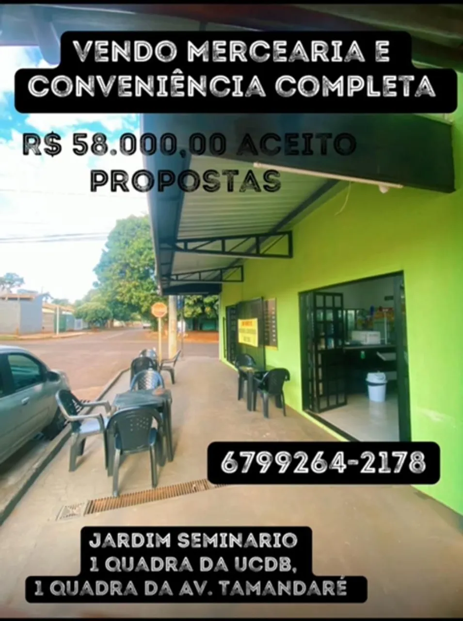 Vendo mercearia e conveniencia