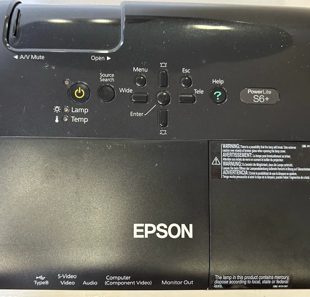 projetor epson led model:h283a