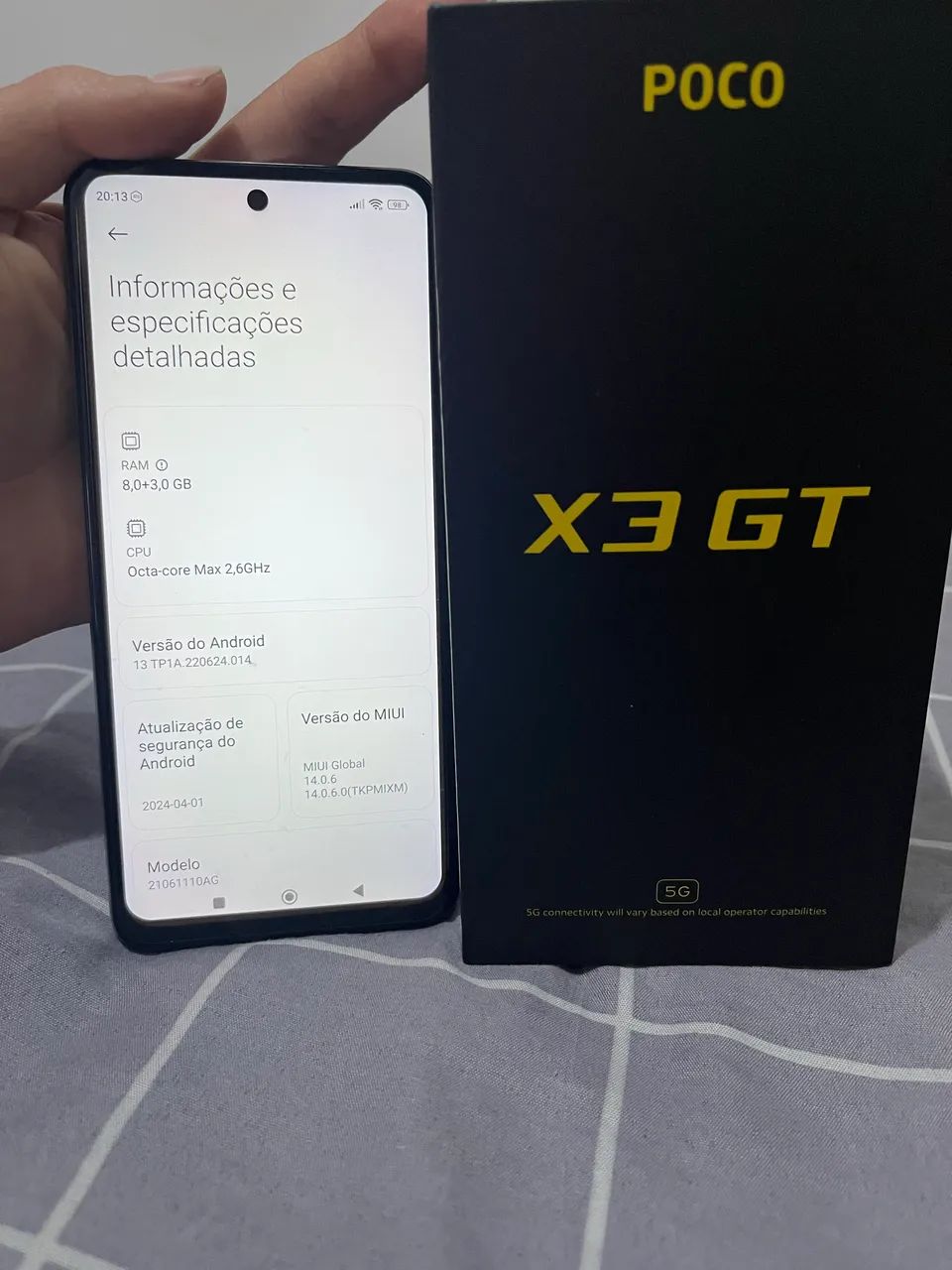 Poco x3 gt preto - Celulares e Smartphones - Cristo Redentor, João