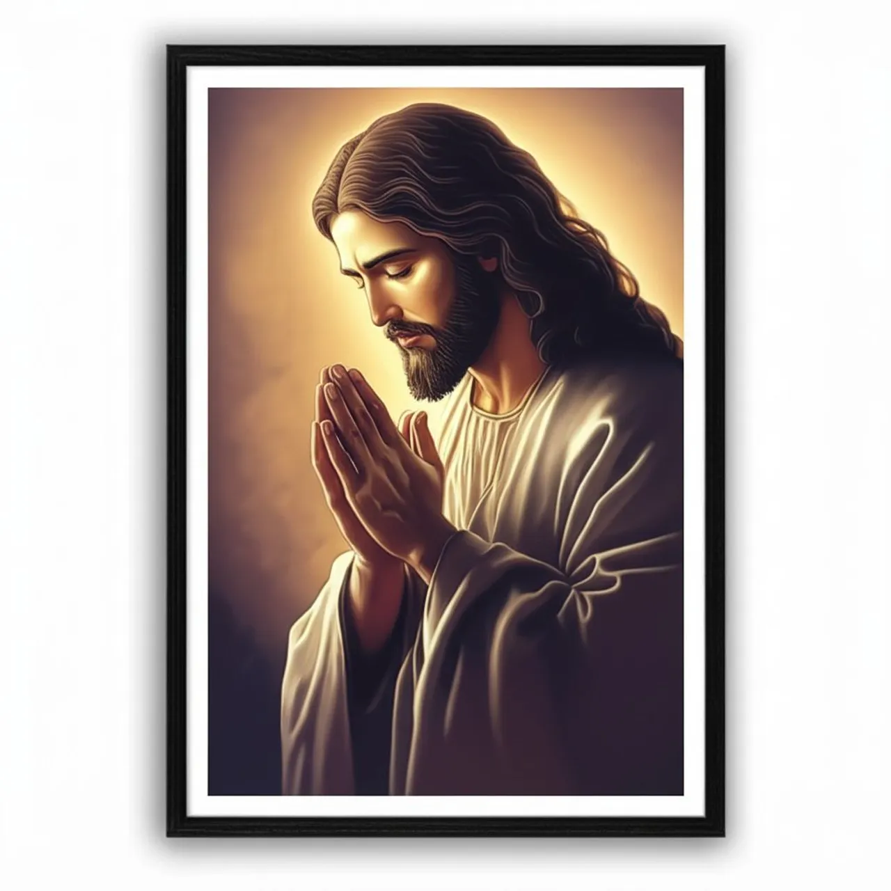 Quadro Jesus em Oração - Decoração Religiosa