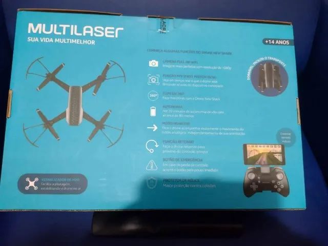 Drone New Shark Multilaser Câmera Full HD - ES328 - Foto 3