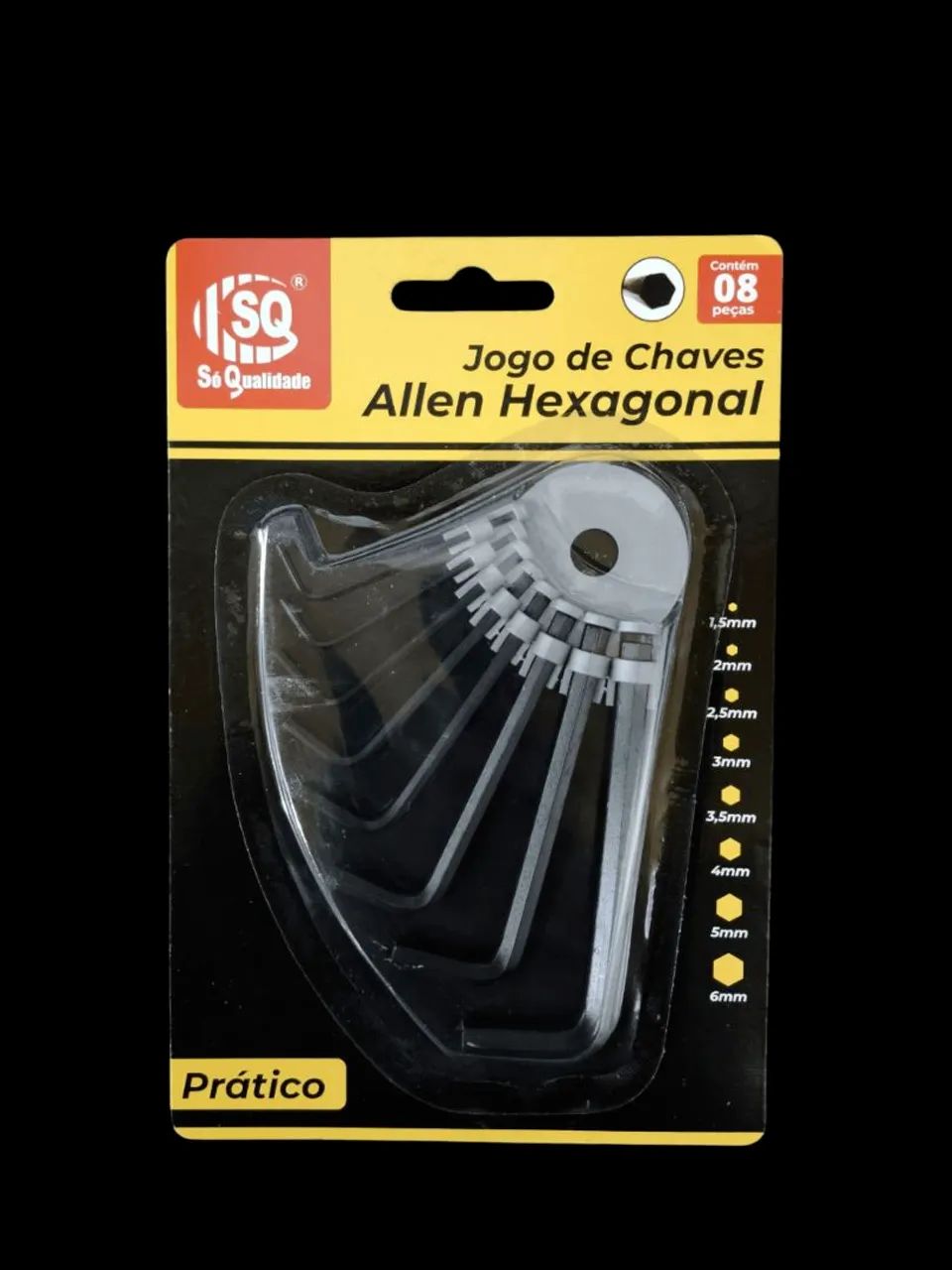Jogo chaves allen hexagonal 8 pcs 1