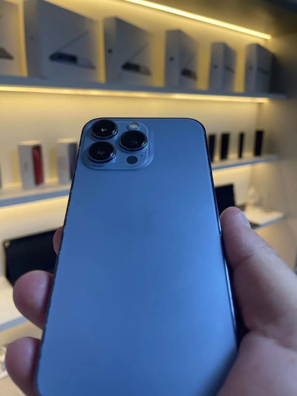 IPHONE 13 PRO 128GB AZUL SEMINOVO - Celulares e Smartphones