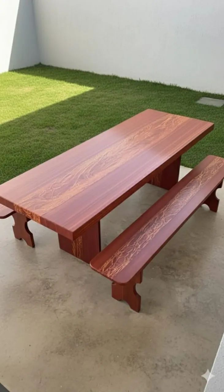 Mesa de ardósia pintada  - Foto 3