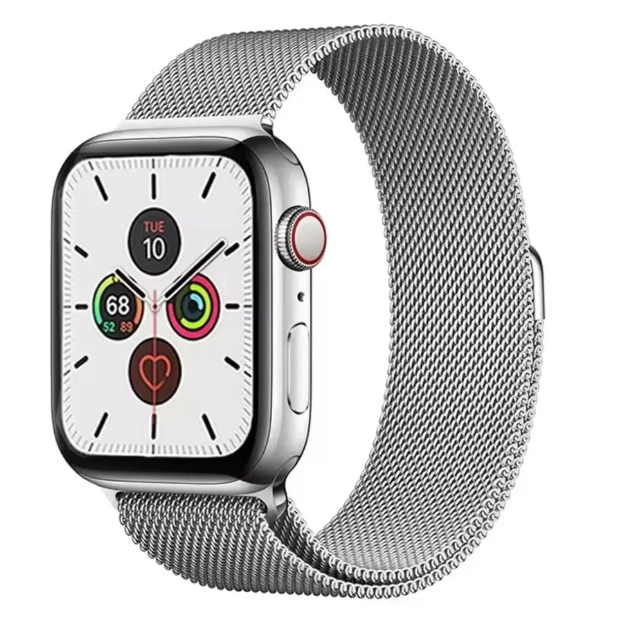 Pulseira Milanese em aço pra AppleWatch 42 a 45mm - Foto 4