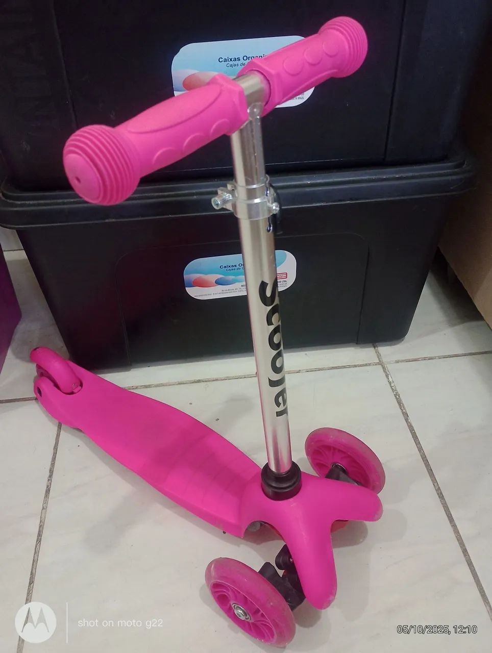 Patinete Infantil Rosa  - Foto 3