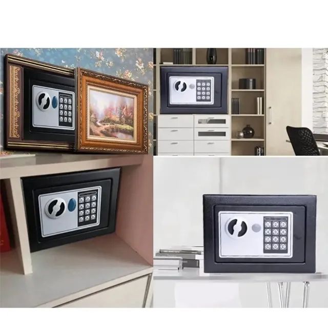 Cofre Digital Senha e Chave 23x17x17 - Foto 4