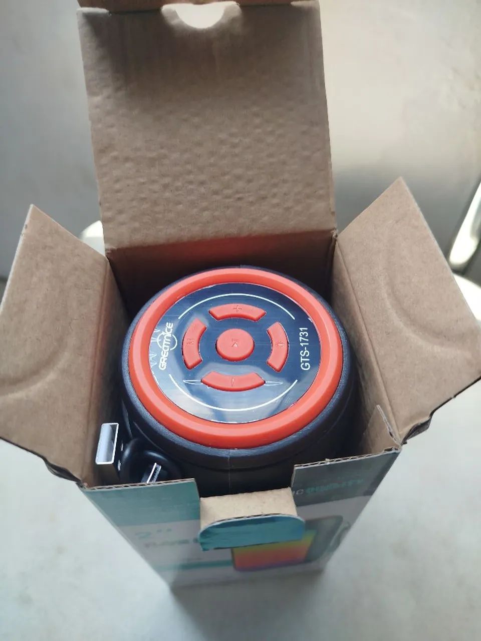 Caixinha de Som Bluetooth GREATNICE 14cm (PIX, DINHEIRO E CARTÃO) - Foto 5