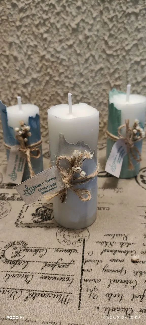 Velas Decorativas com Aroma - Foto 4