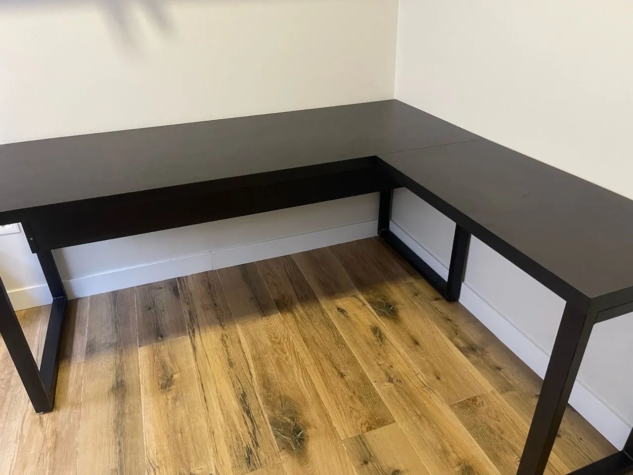 Mesa 1.50x1.60 de Escritório em L Preta - MÓVEIS PARA ESCRITÓRIO  - Foto 3